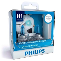 Автомобильная лампа PHILIPS DIAMOND VISION H1 55W (2шт.)